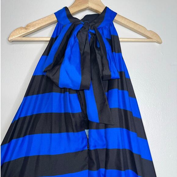 Alice + Olivia NWT Jovie Halter Neck High Low Maxi Dress Big Bow Size Small - Picture 9 of 11